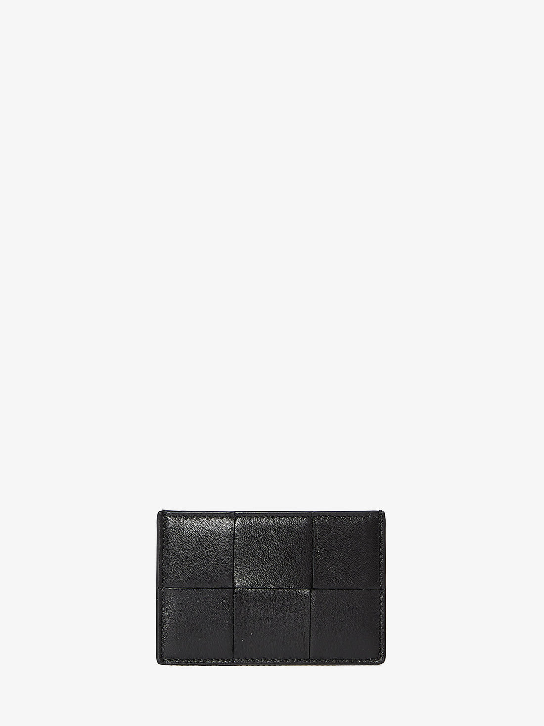 BOTTEGA VENETA OS black leather cardholder