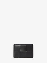 BOTTEGA VENETA OS black leather cardholder