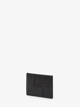 BOTTEGA VENETA OS black leather cardholder
