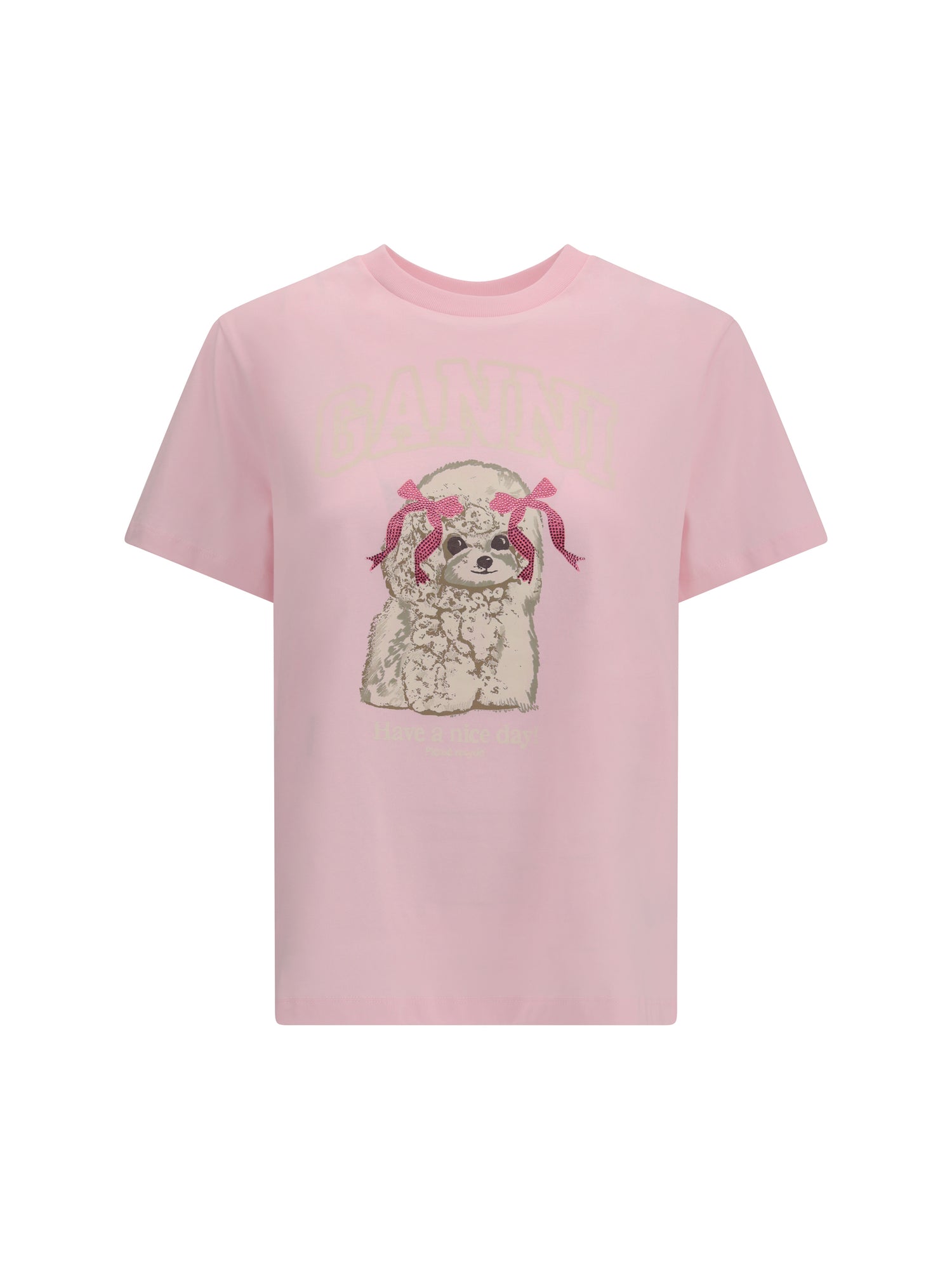 GANNI L poodle t-shirt