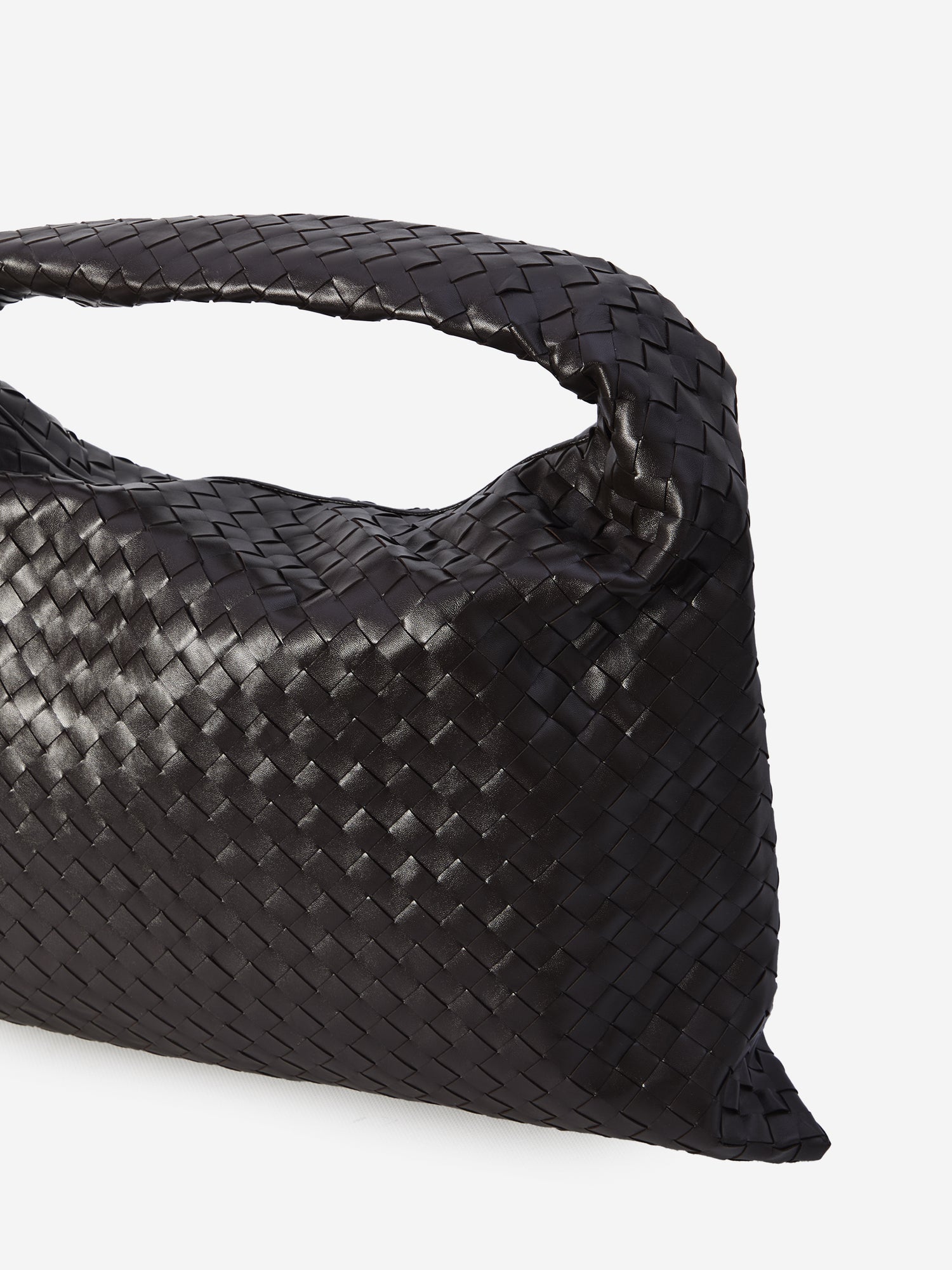 BOTTEGA VENETA OS brown large hop bag