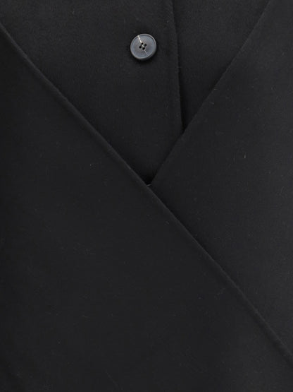 DYNAMIS STUDIO 40 wool scarf coat