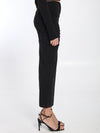 ruched long skirt