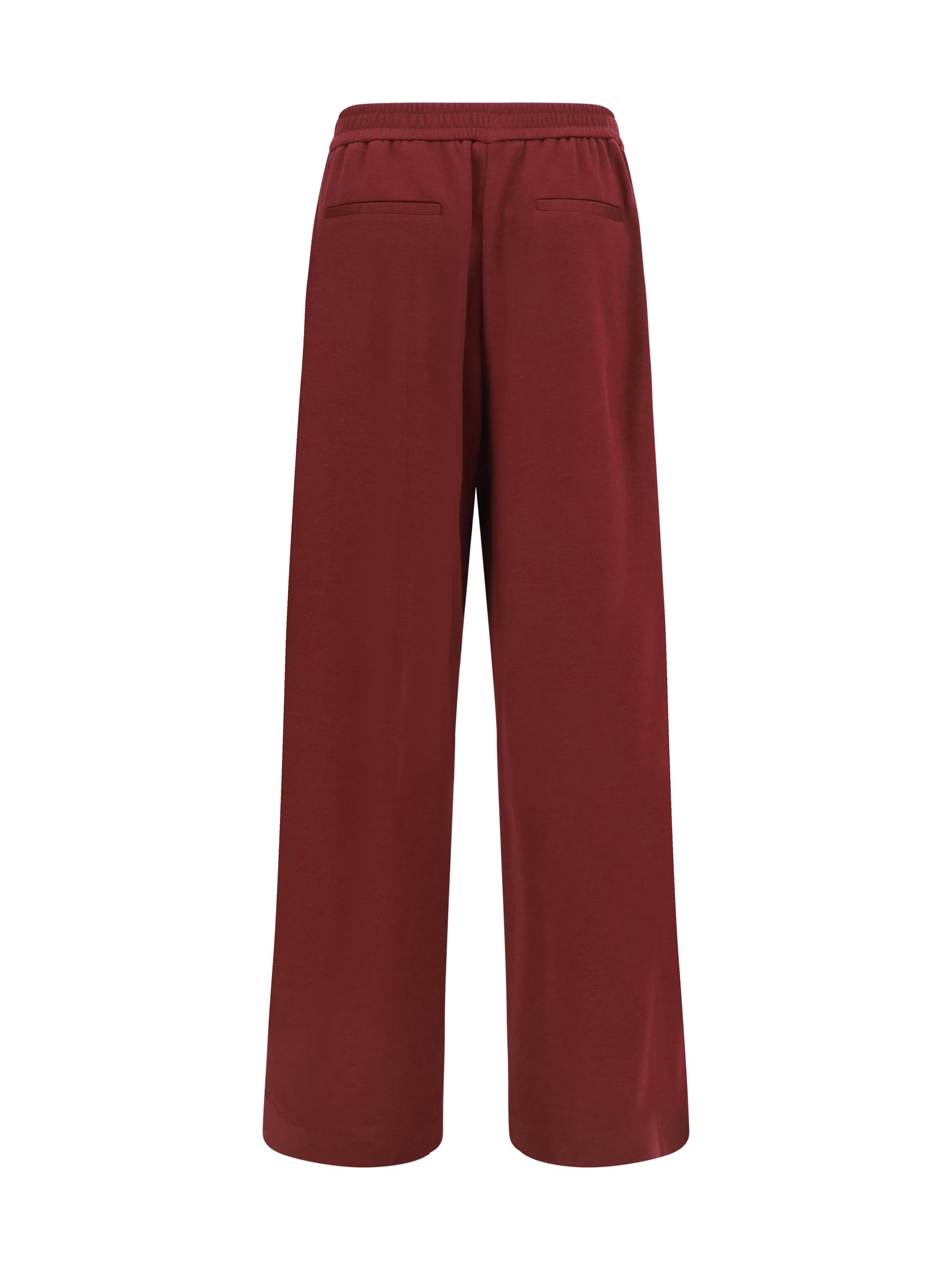 cotton and silk track pants