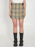 BURBERRY 6 mini check wool kilt