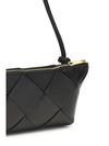 woven leather clutch