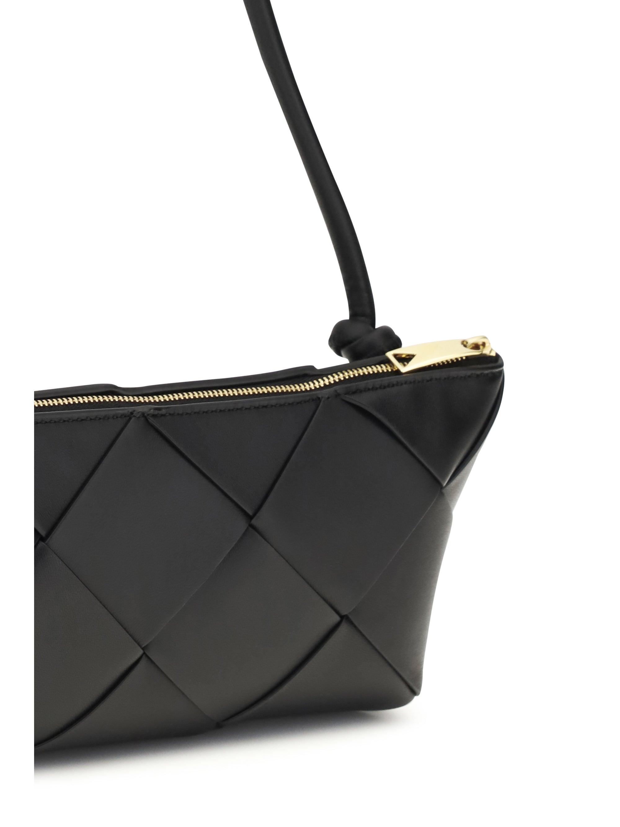 woven leather clutch