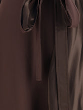 FERRAGAMO 40 asymmetric dress crafted from stretch viscose cady