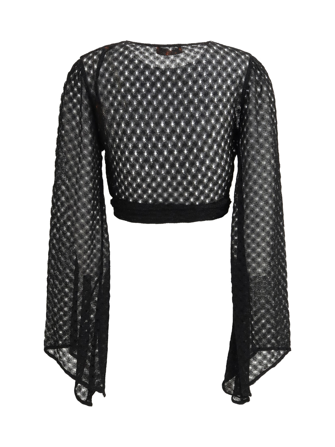 MISSONI 42 wrap top in lamé viscose