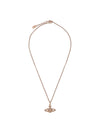 mini bas relief orb pendant necklace