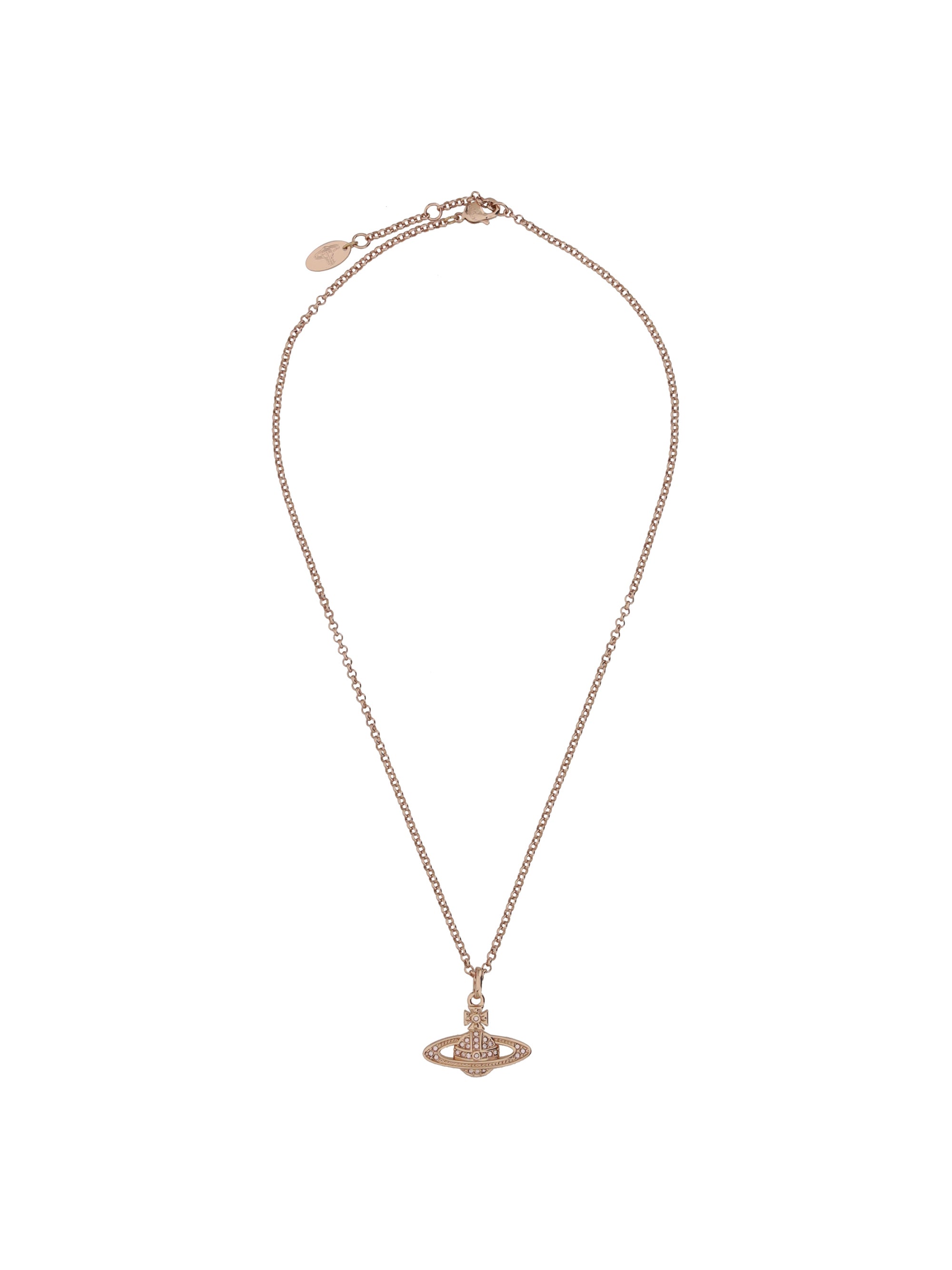 mini bas relief orb pendant necklace