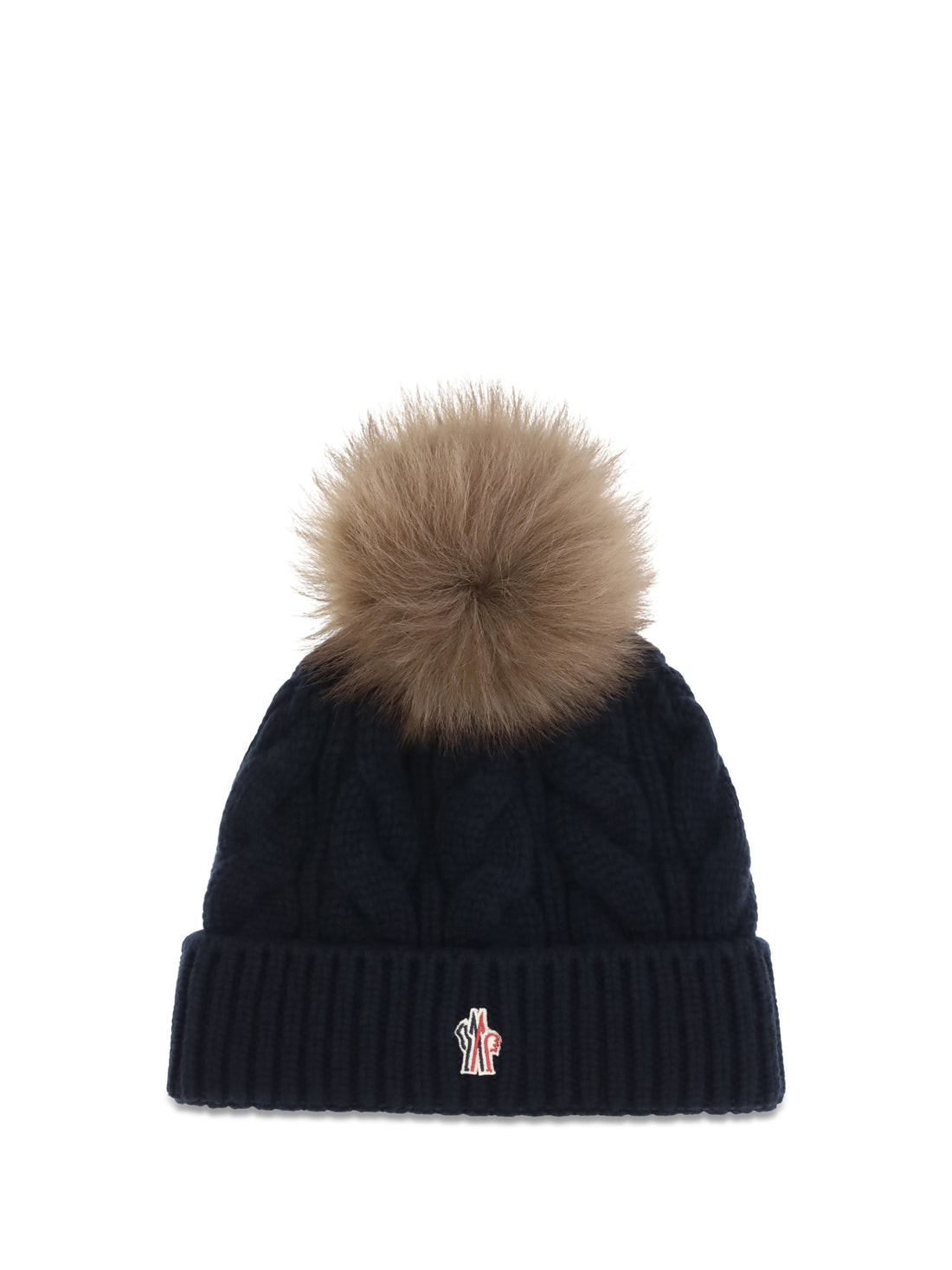 MONCLER GRENOBLE OS pom-pom wool and cashmere beanie
