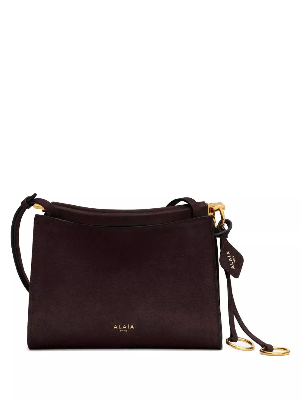 Alaïa Le Click Small Square Bag In Nubuck