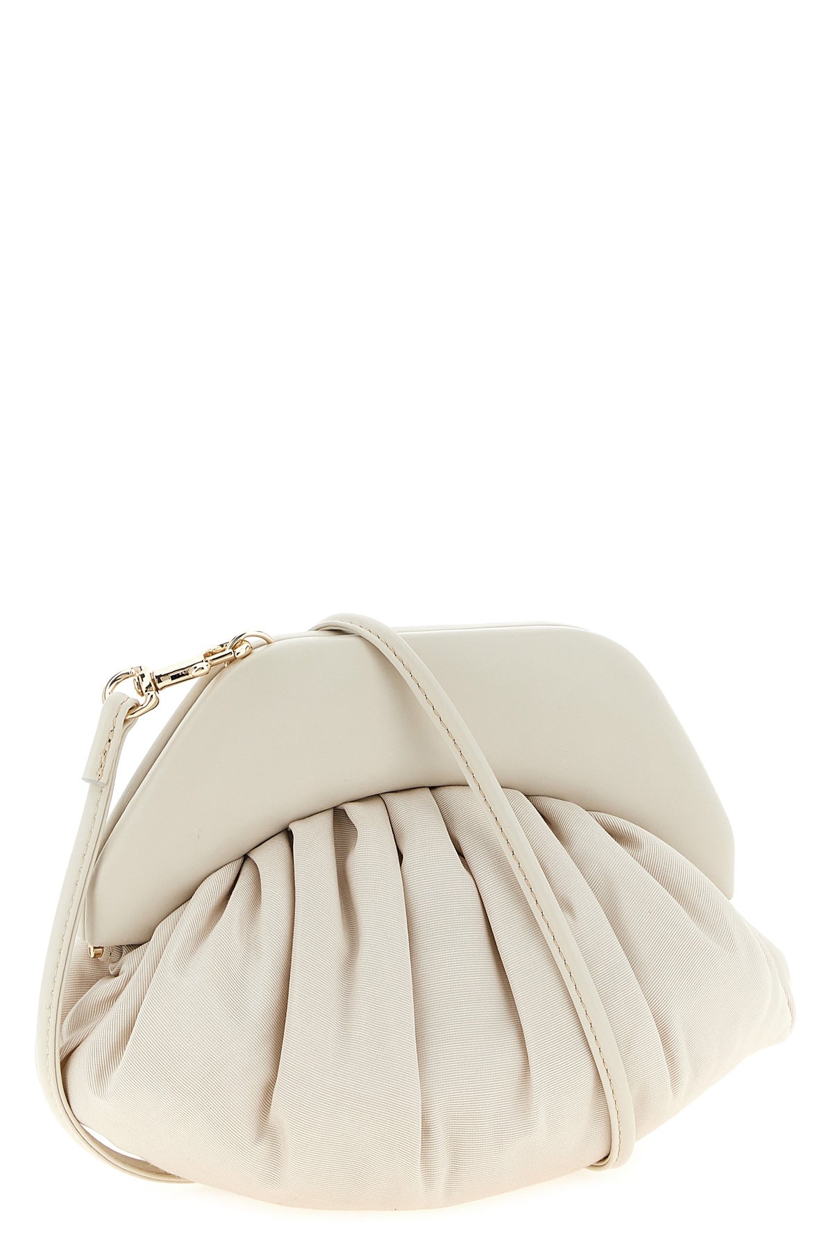 brooke clutch in moiré fabric