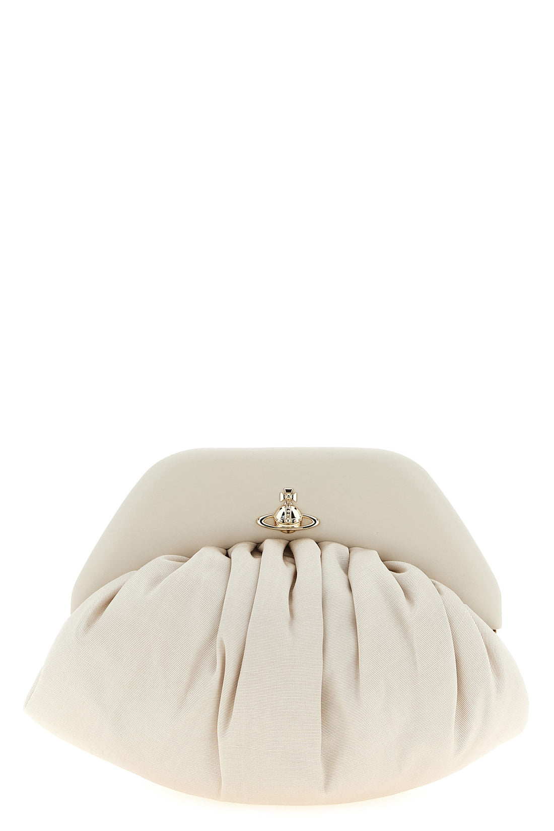 VIVIENNE WESTWOOD OS brooke clutch in moiré fabric