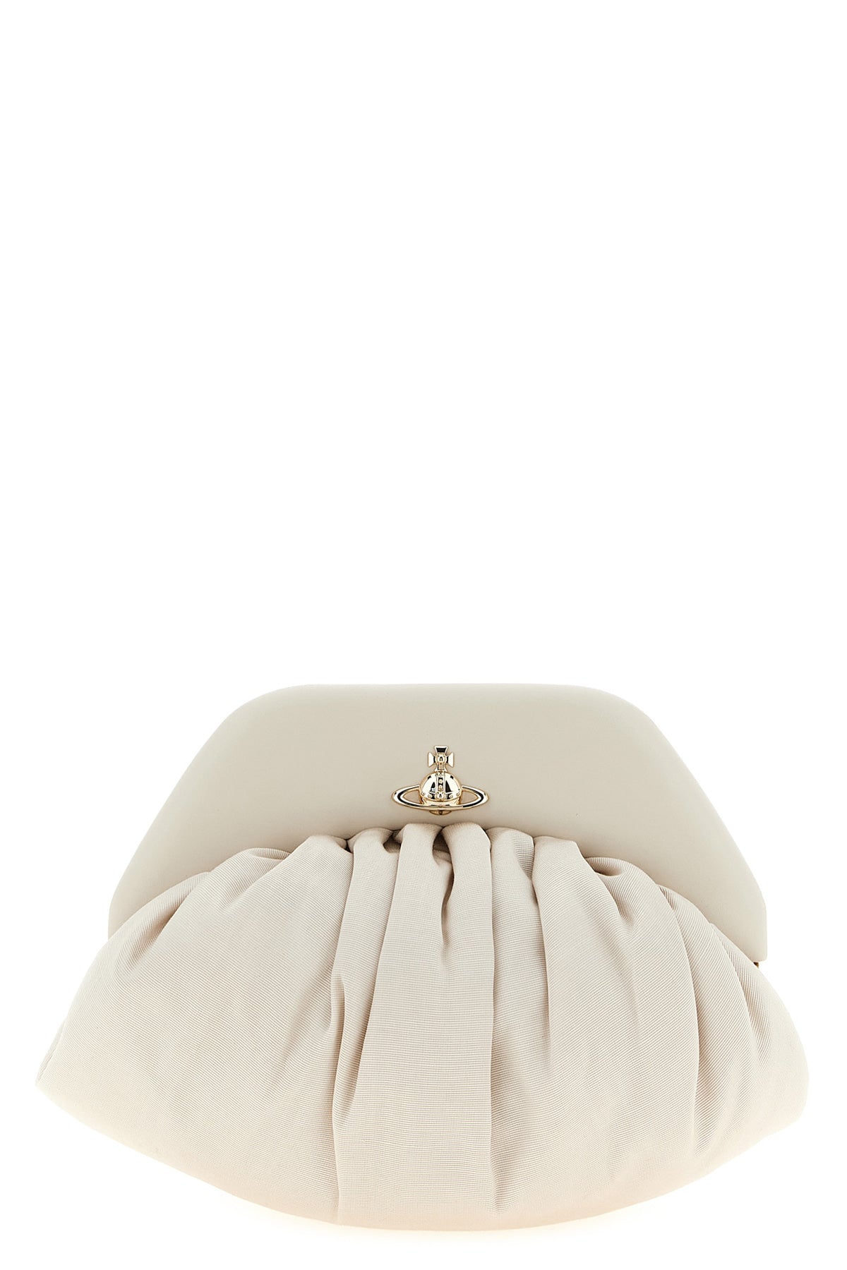 brooke clutch in moiré fabric