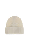 alpaca-blend cable-knit beanie