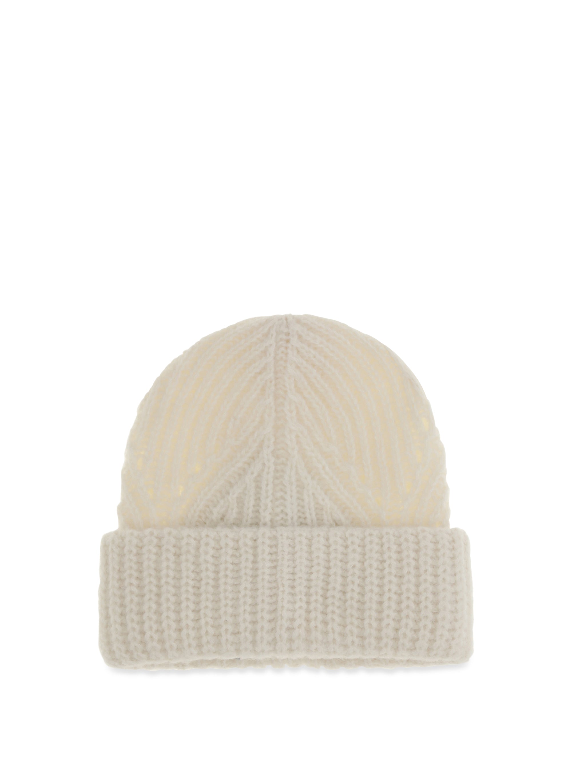 alpaca-blend cable-knit beanie