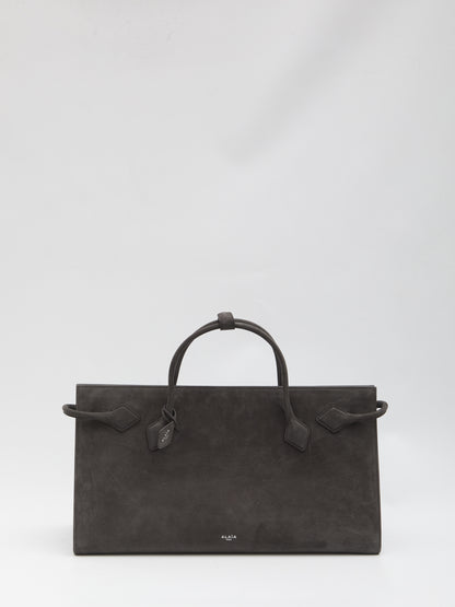 ALAIA OS tote bag le teckel in nabuck 
