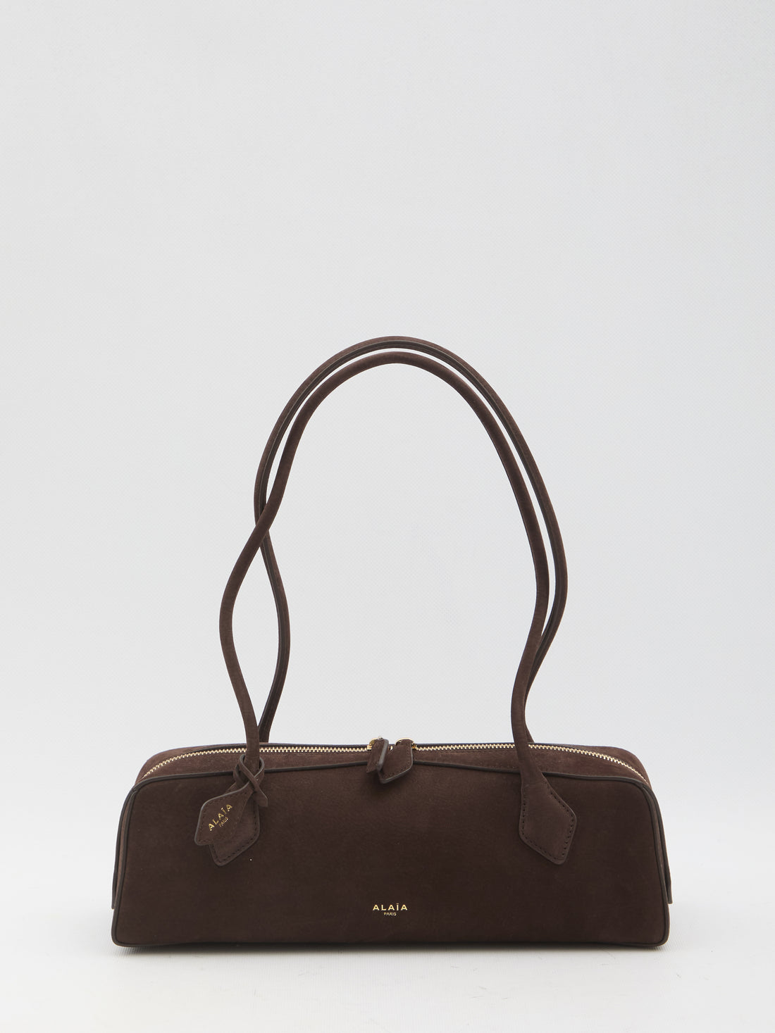 ALAIA OS le teckel medium bag in nubuck