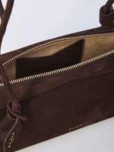 ALAIA OS le teckel medium bag in nubuck