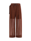 cotton loose pants with monili
