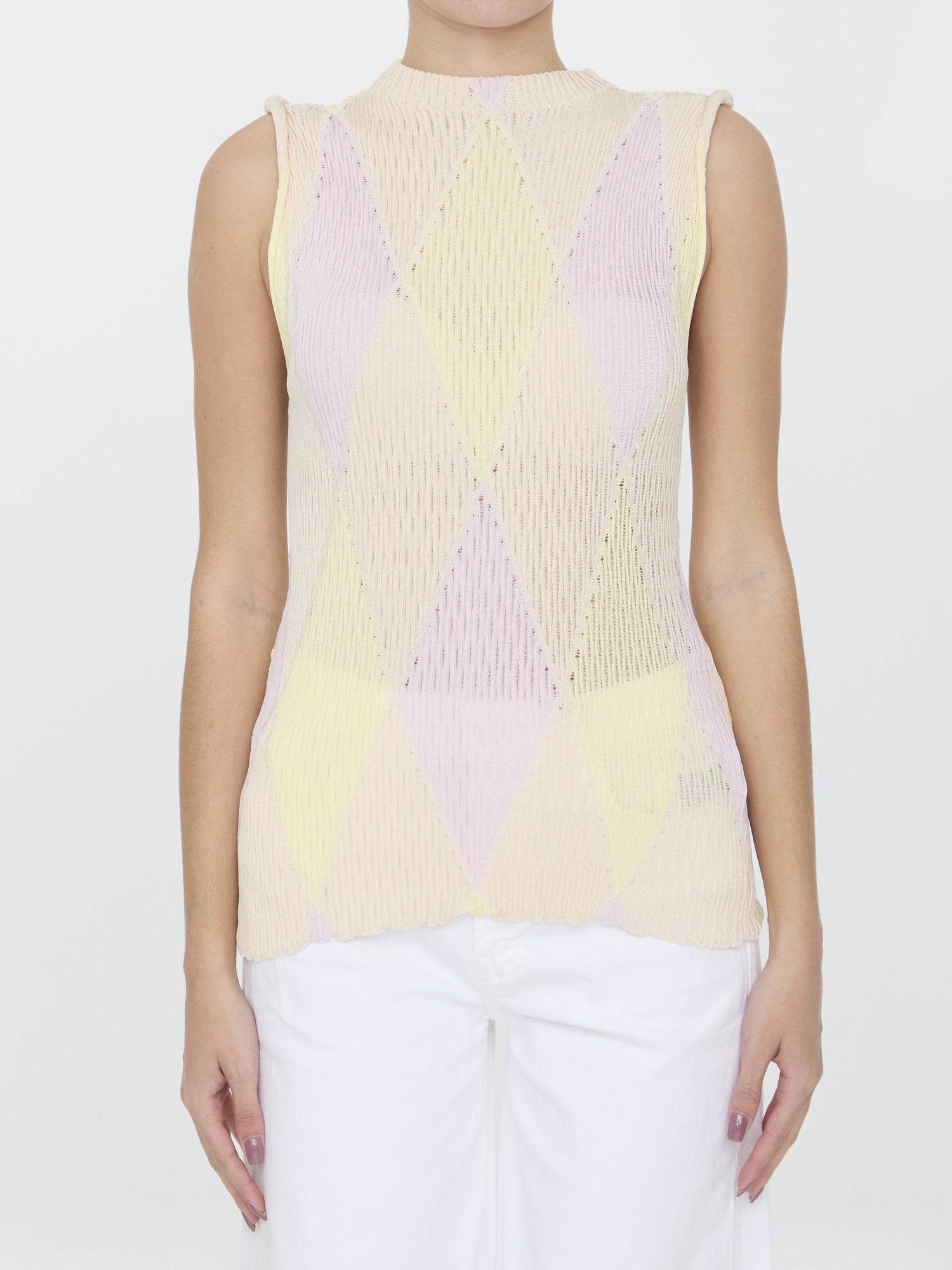 BURBERRY S argyle top