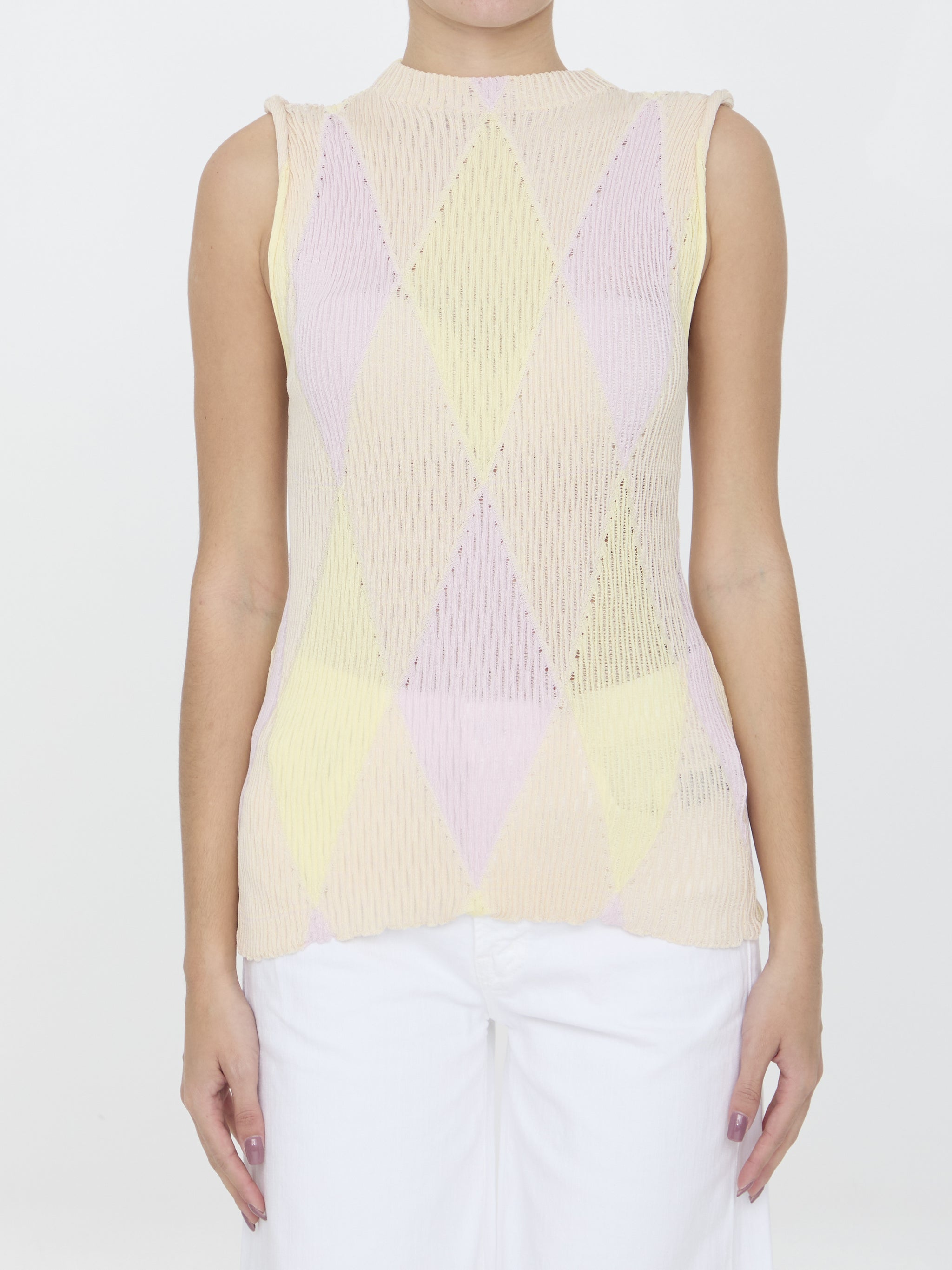 argyle top