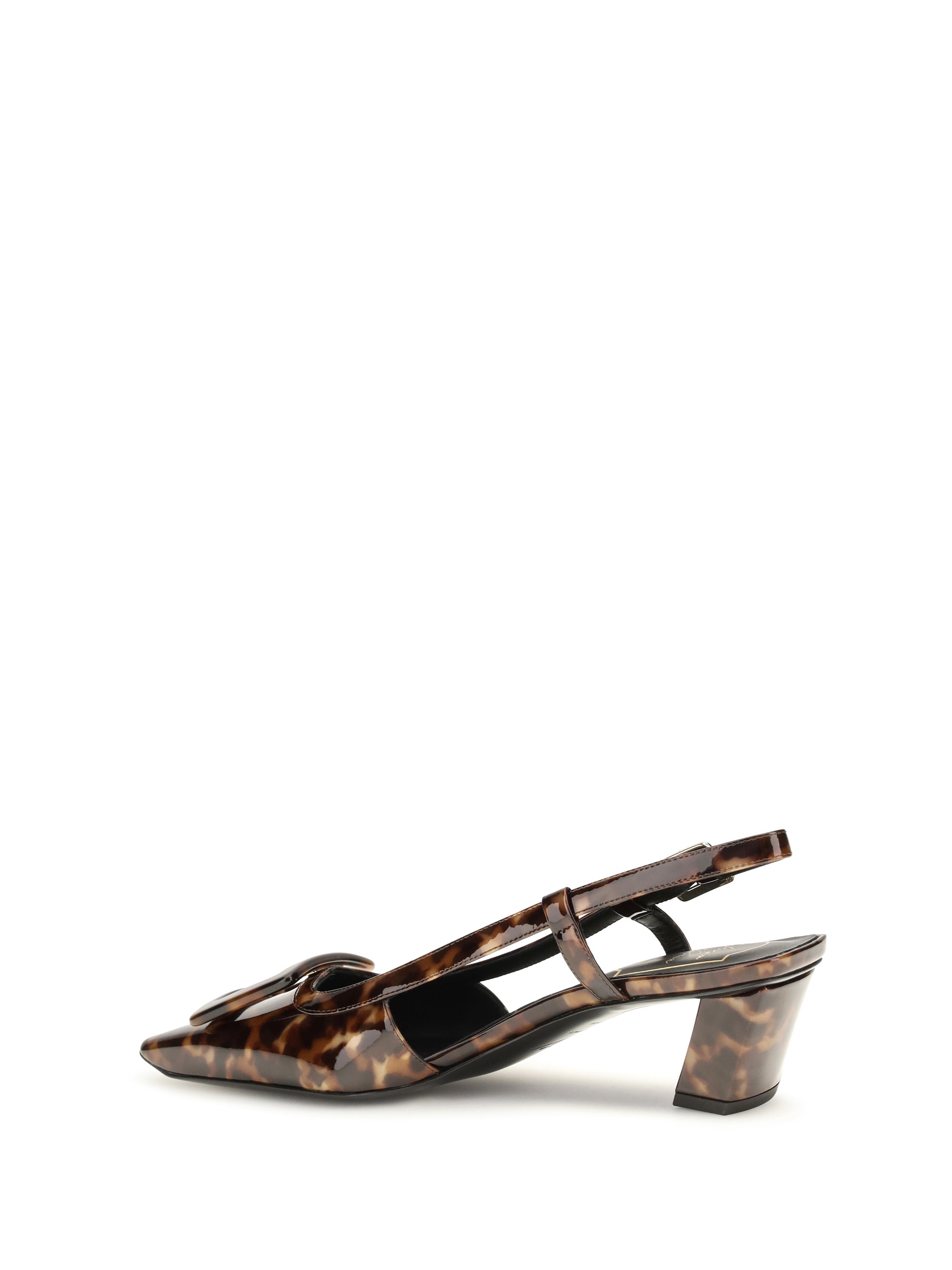 tortoiseshell belle vivier slingback pumps