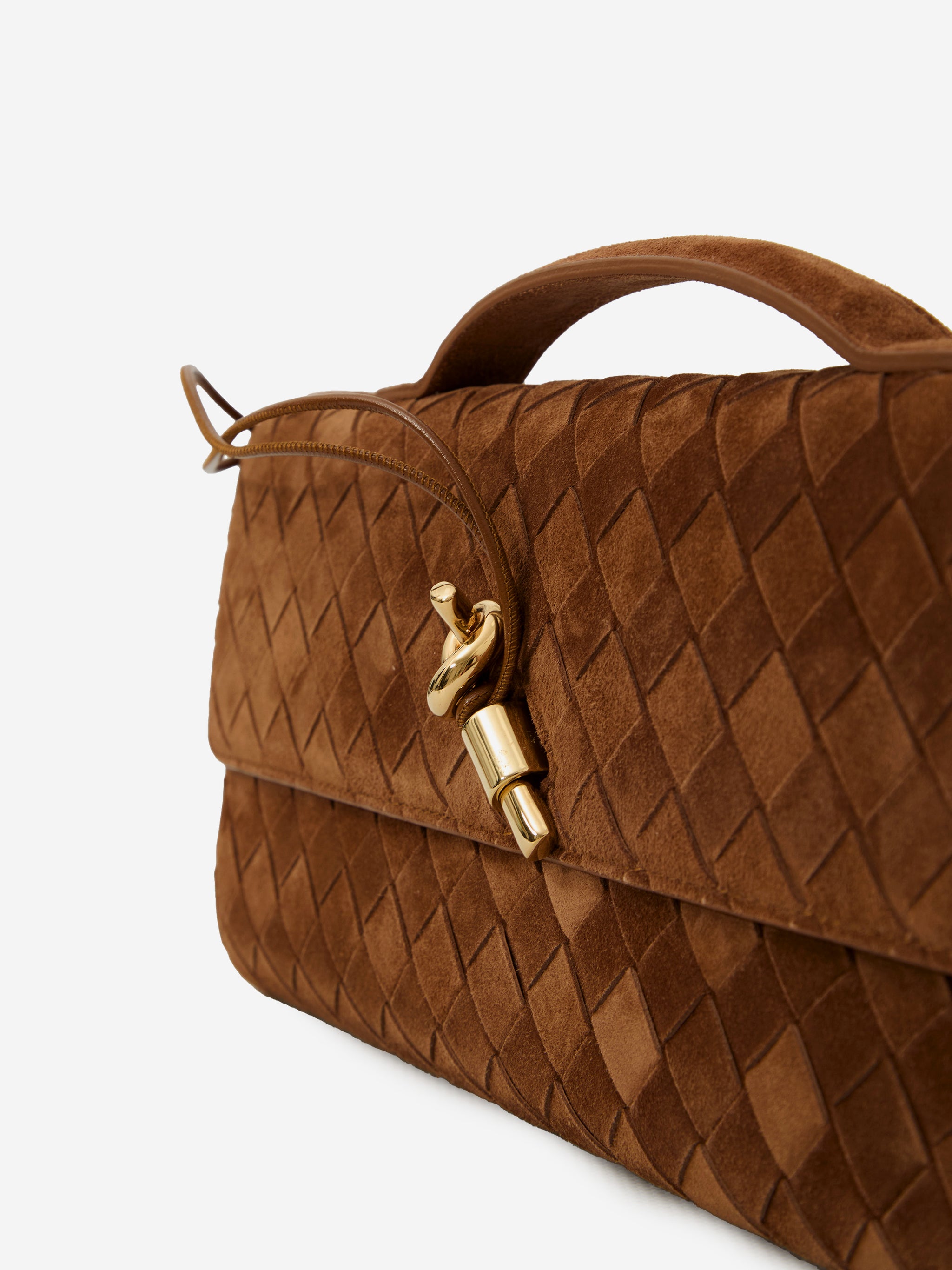 brown andiamo clutch bag
