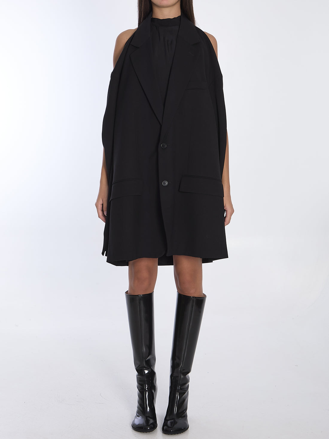 BALENCIAGA 36 suspended jacket dress 