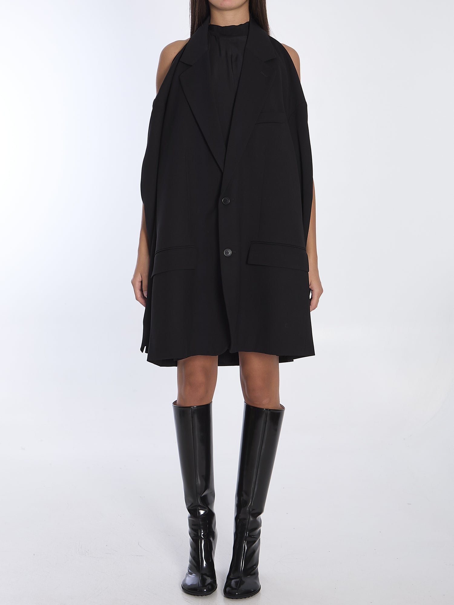 BALENCIAGA 36 suspended jacket dress 
