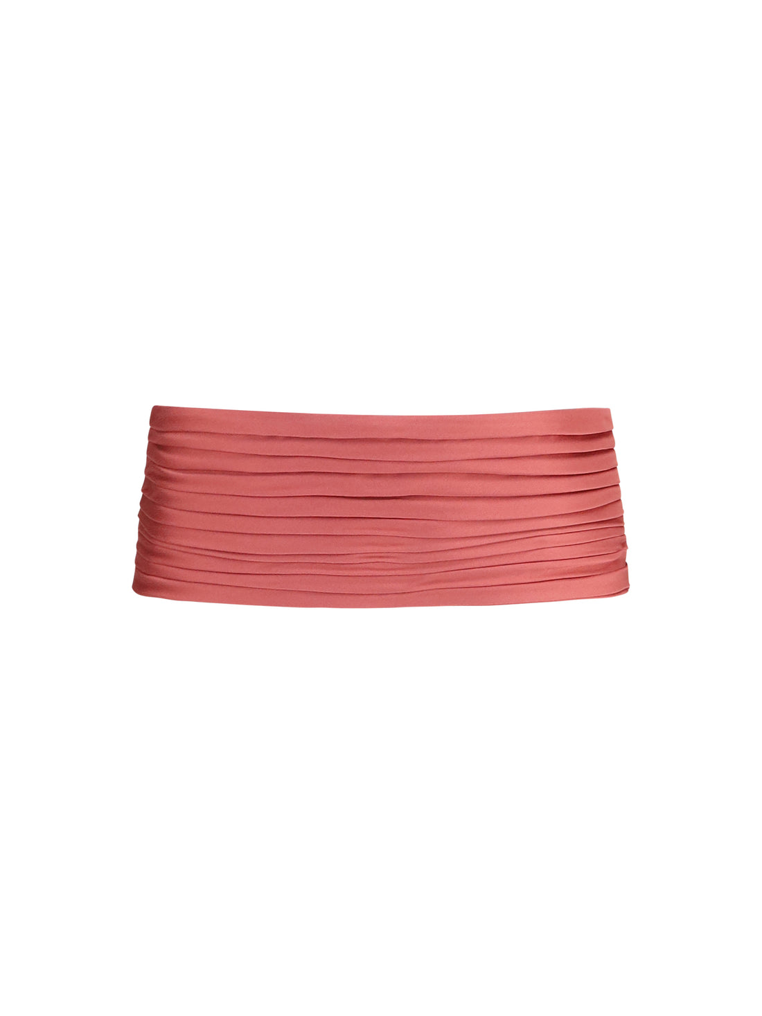 VALENTINO GARAVANI L satin pleated waist belt