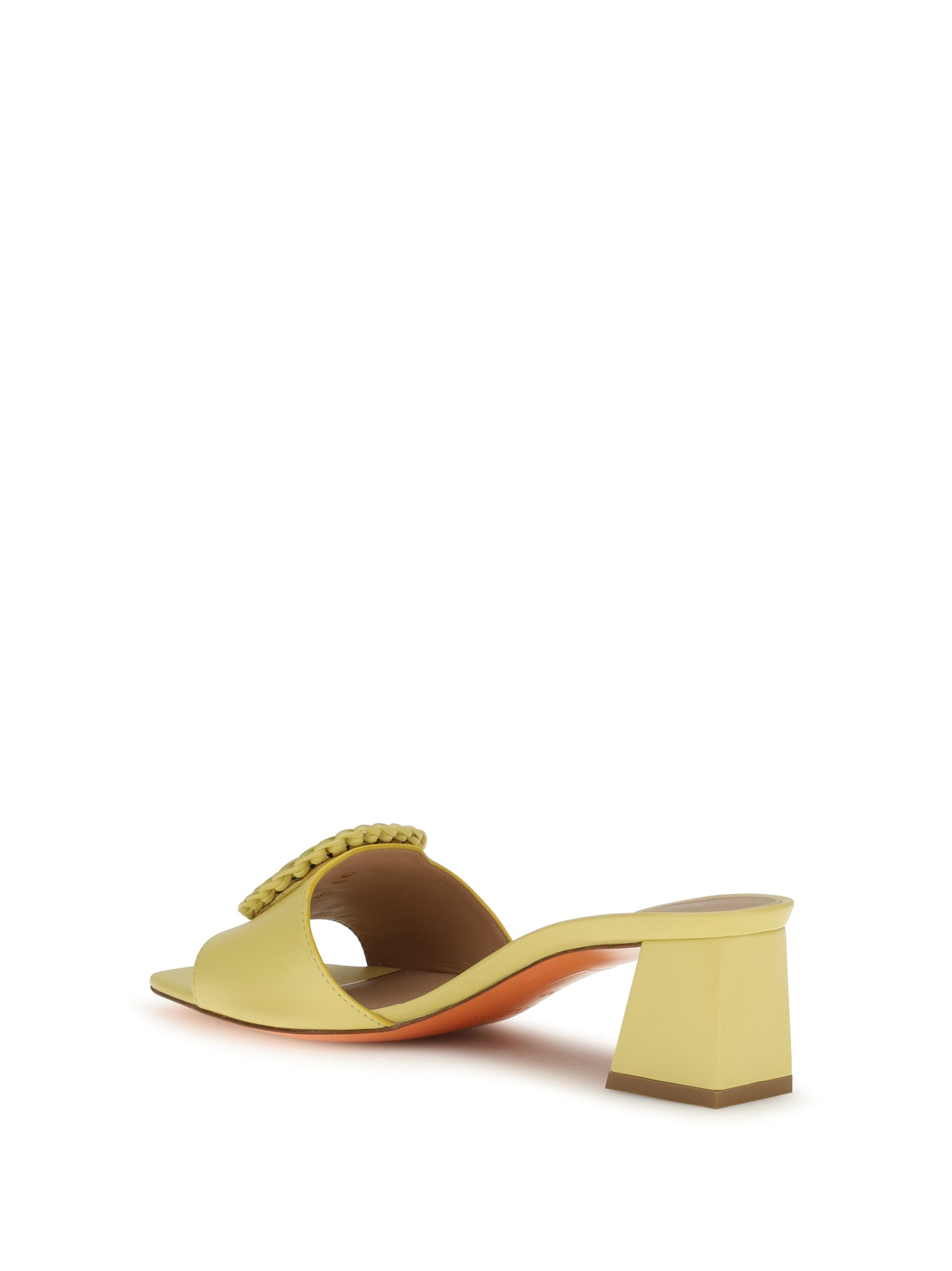 SANTONI 36 leather sandals mules