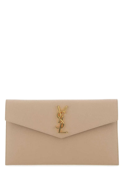 Uptown Grained Leather Pouch