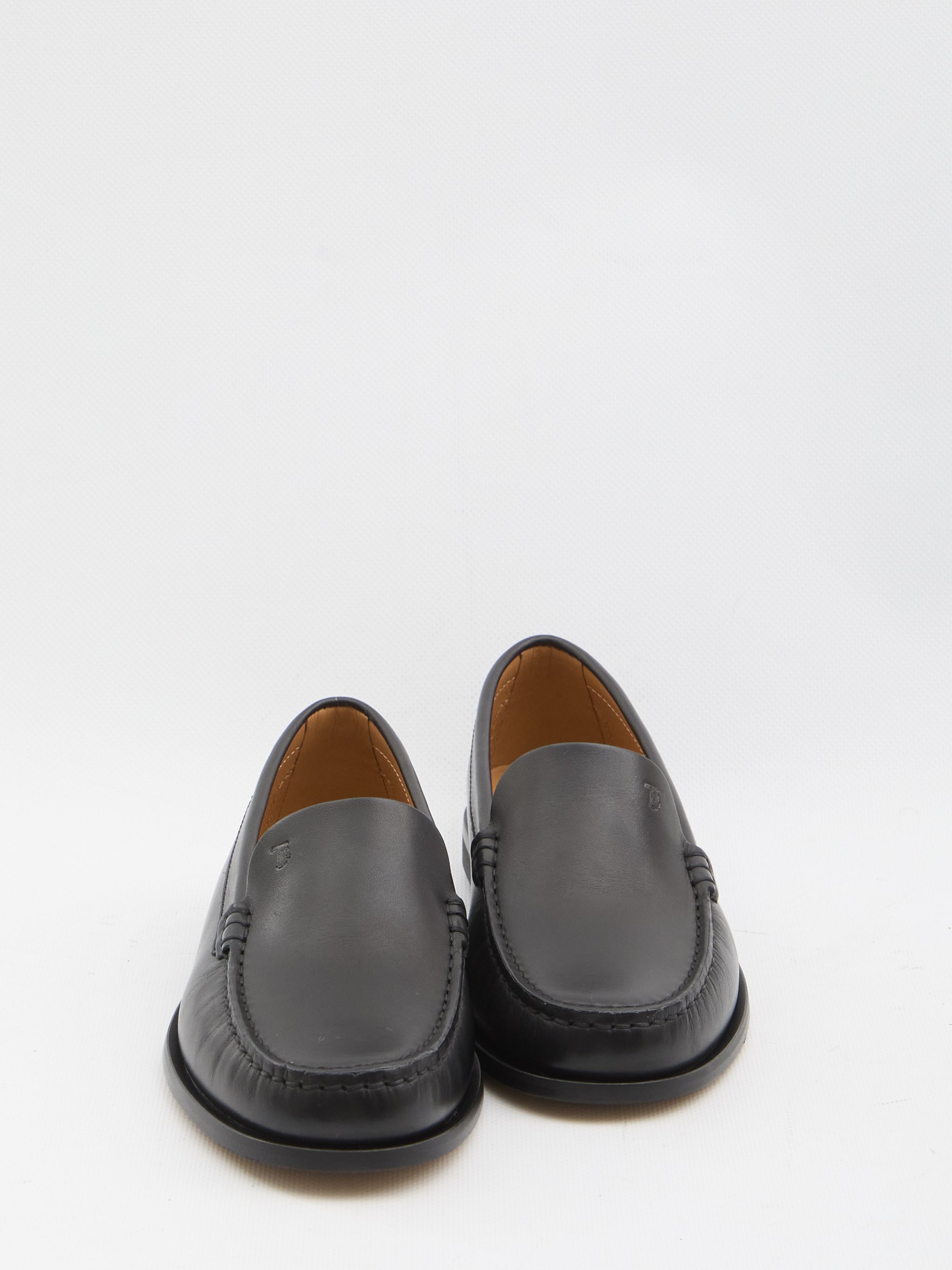 metal dots loafers