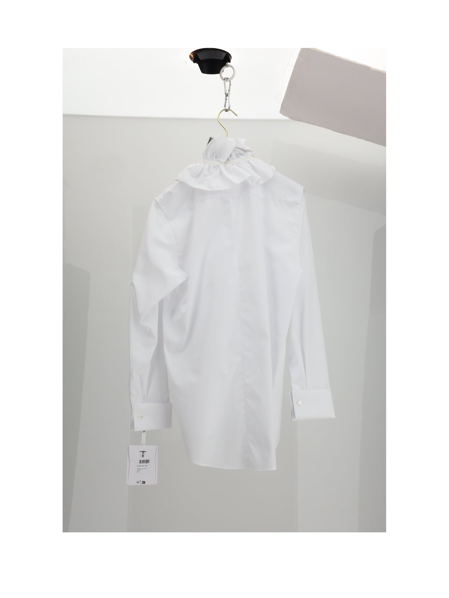 DIOR 38 chemise nd+ab-popeline