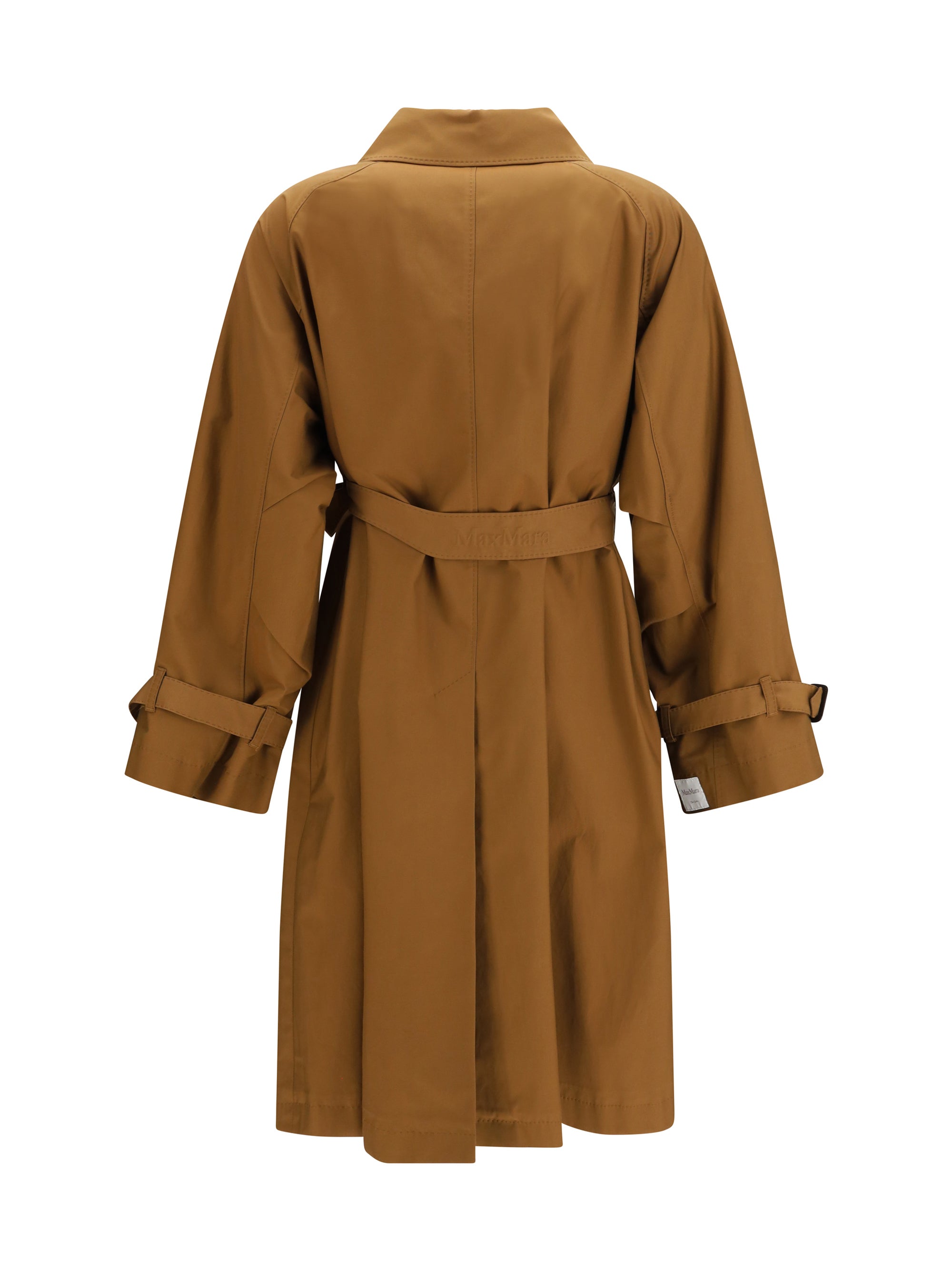 double-breasted belted coat