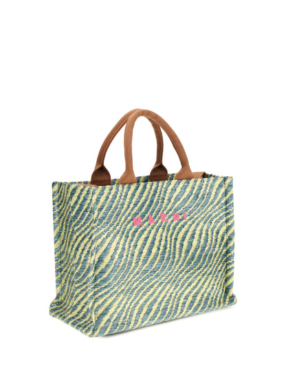 MARNI OS fabric tote bag