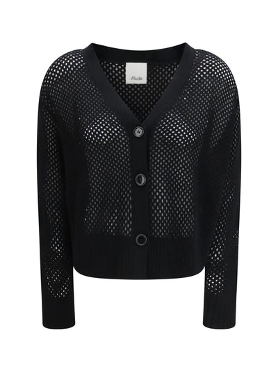 v-neck buttoned cardigan