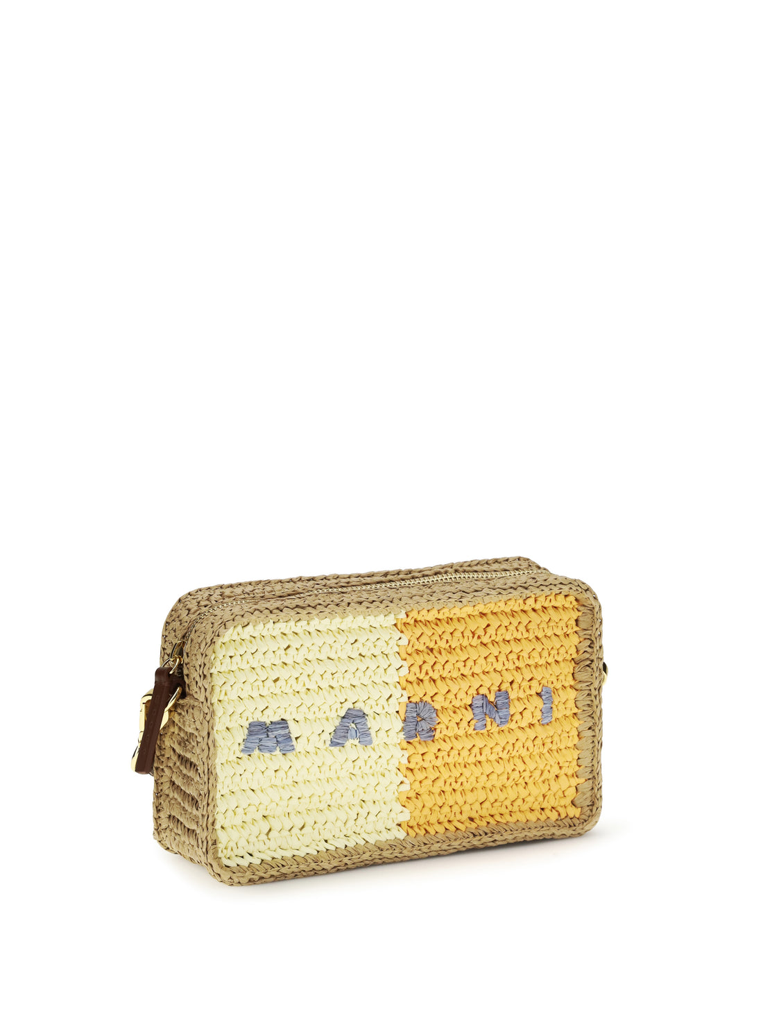 MARNI OS raffia shoulder bag