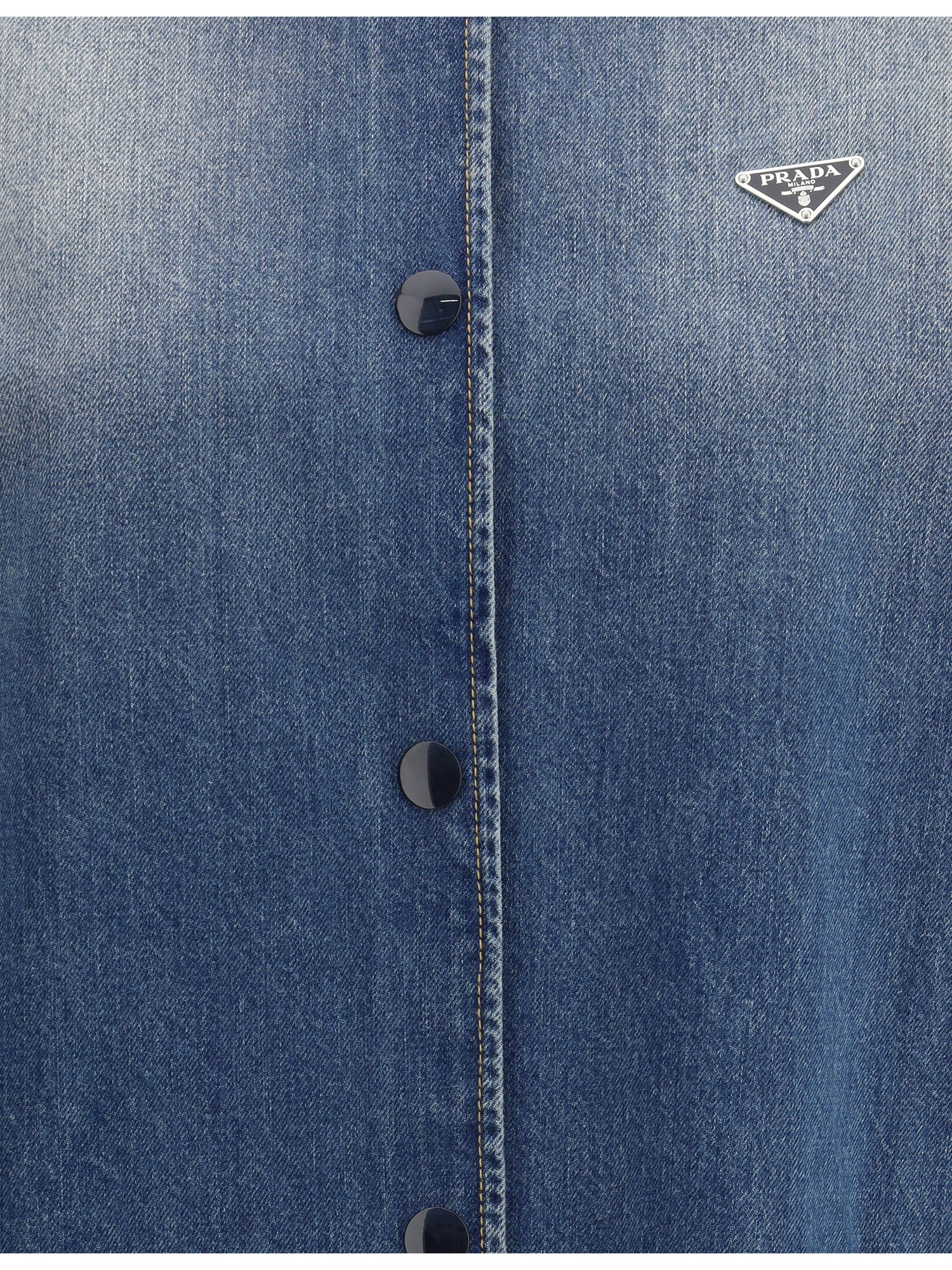 PRADA 40 denim shirt jacket