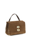 postina jones suede top handle bag