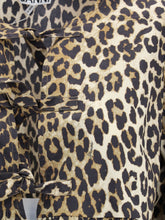 GANNI 36 leopard cotton shirt 