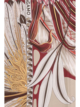 FERRAGAMO OS giada print silk scarf