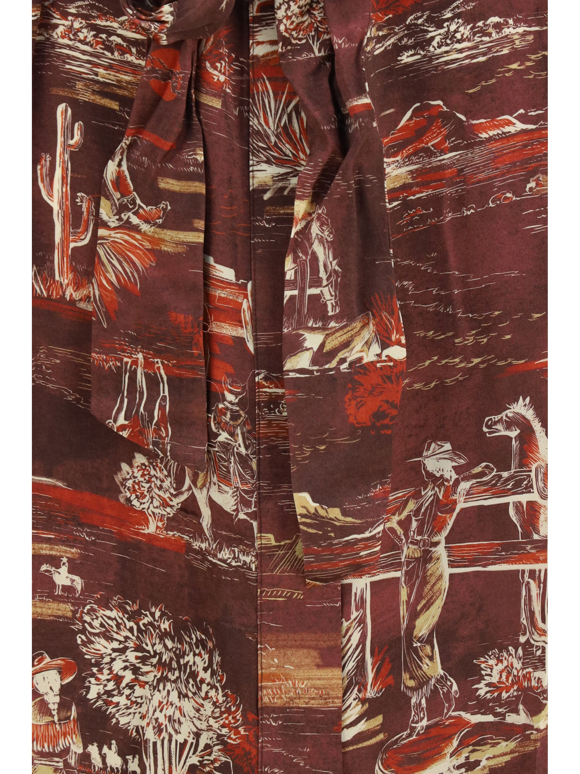 ezra silk midi shirt dress