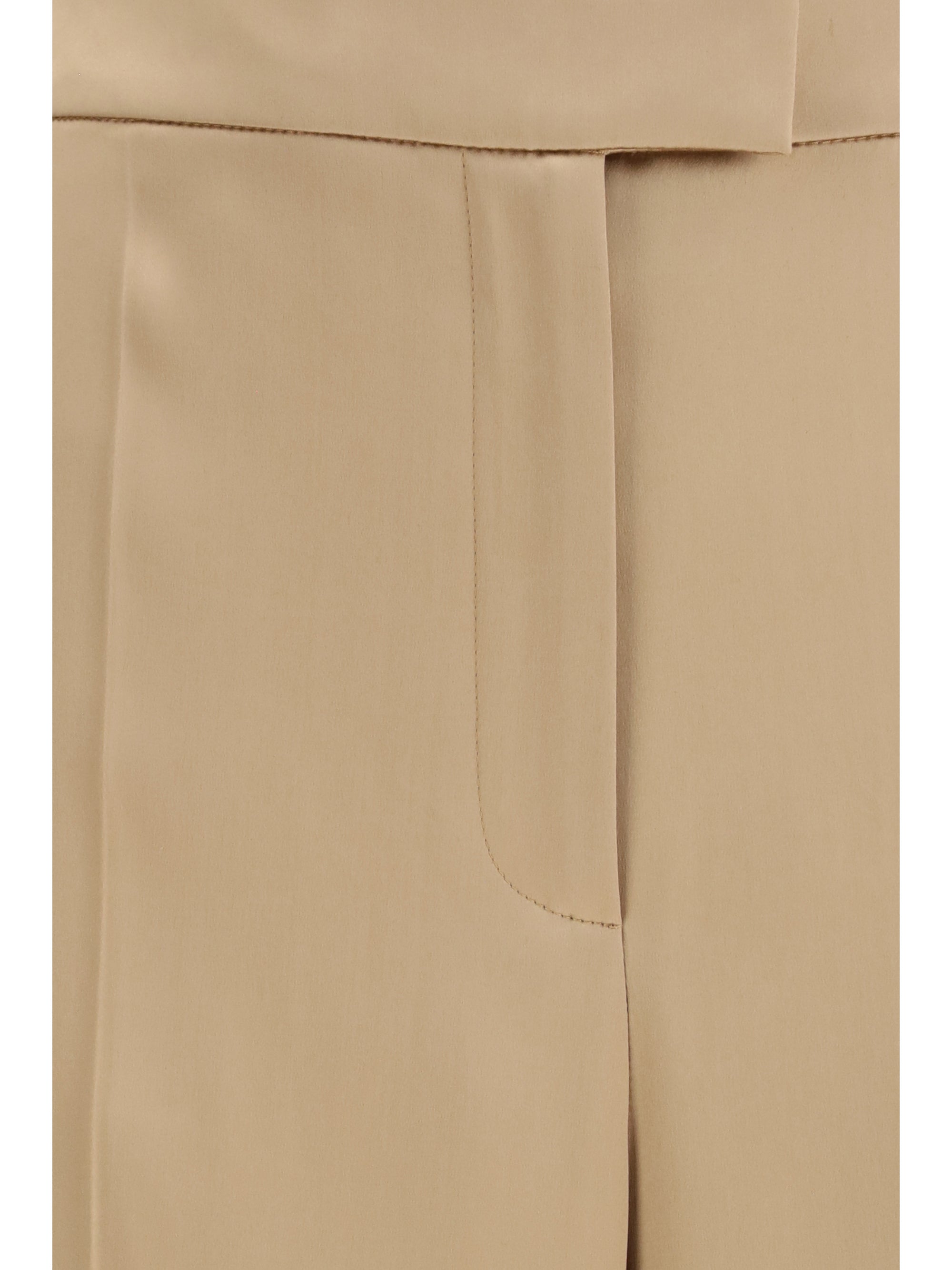 tailored elegance pants in double stretch duchesse