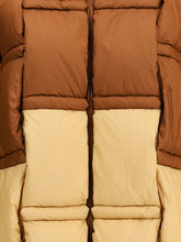 RAXXY M zip-up bicolor down jacket