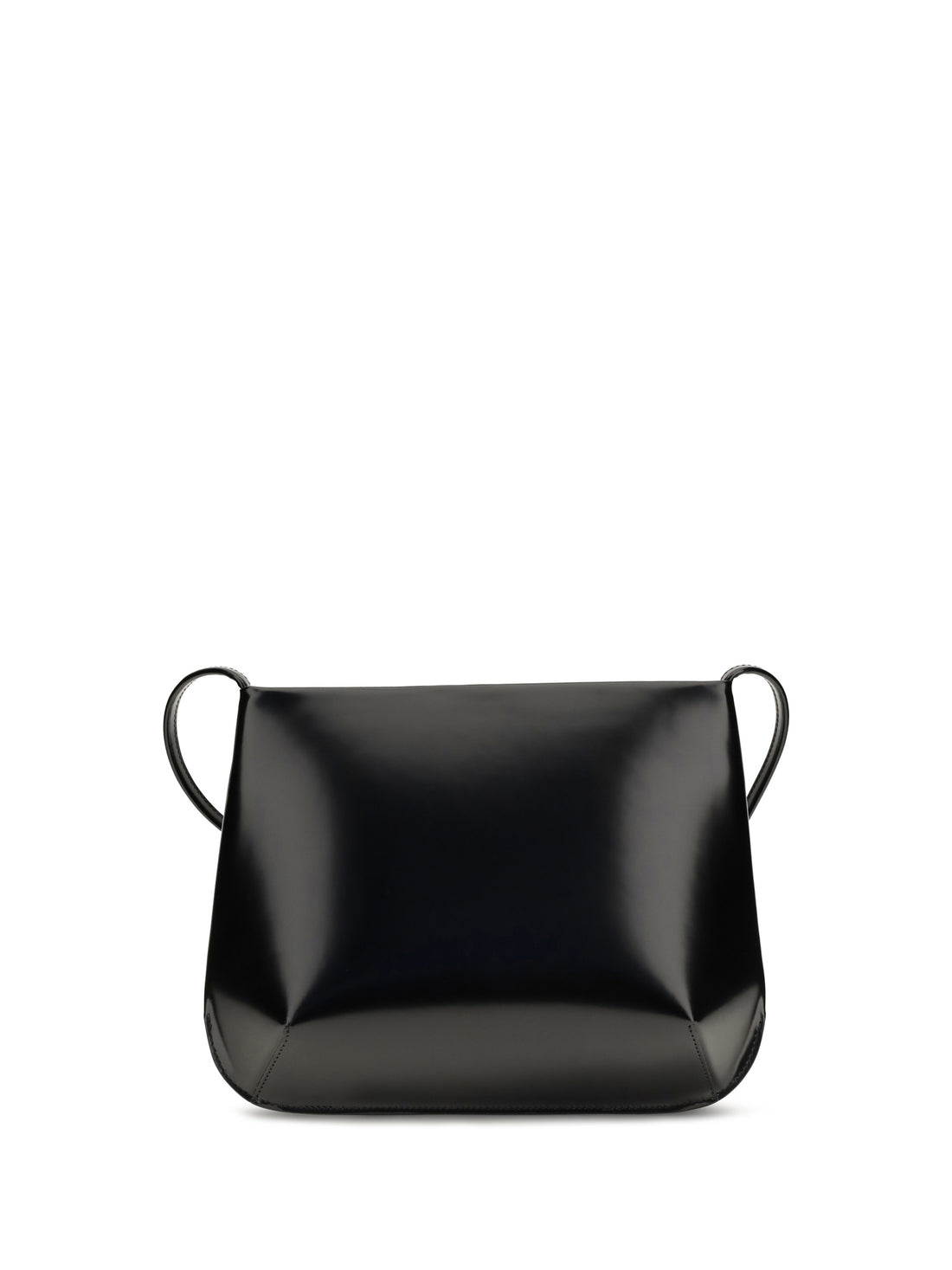 FANE OS loge brushed leather crossbody bag