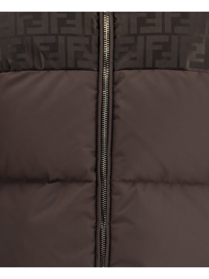FENDI L cotton-blend down jacket